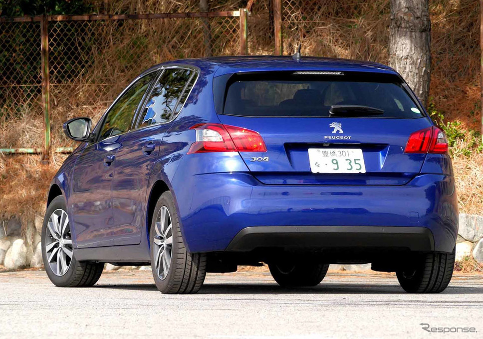 プジョー 308 ディーゼル(アリュール BlueHDi)撮影 中村孝仁