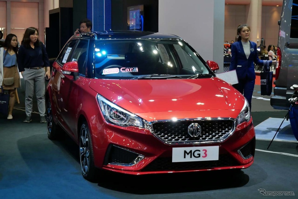 新型「MG3」。ZSの流れを汲んだデザインを採用