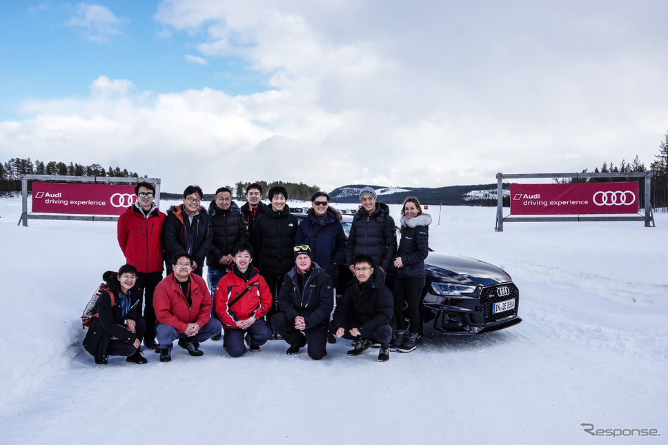 アウディ・アイス・エクスペリエンス・イン・スウェーデン(Audi Ice experience in Sweden)《撮影 宮崎壮人》