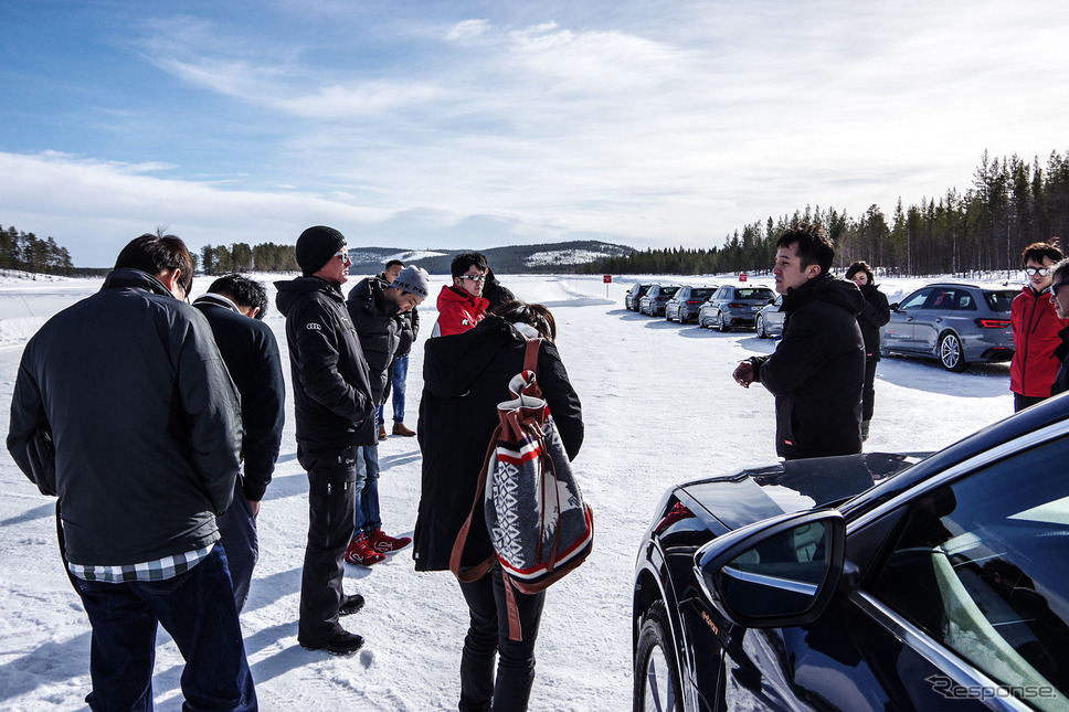 アウディ・アイス・エクスペリエンス・イン・スウェーデン（Audi Ice experience in Sweden）《撮影 宮崎壮人》