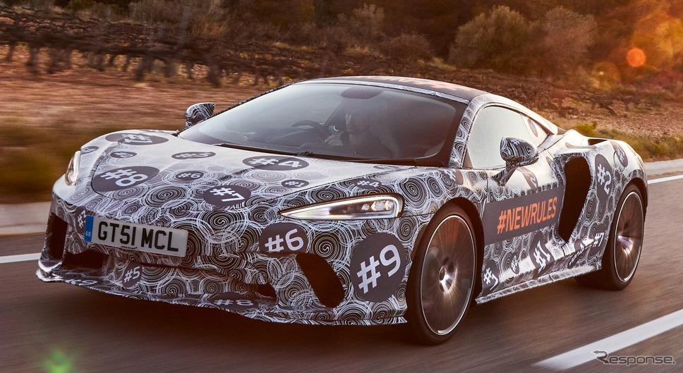 マクラーレンの新型スーパーカー、グランドツアラー(仮称)の開発プロトタイプ