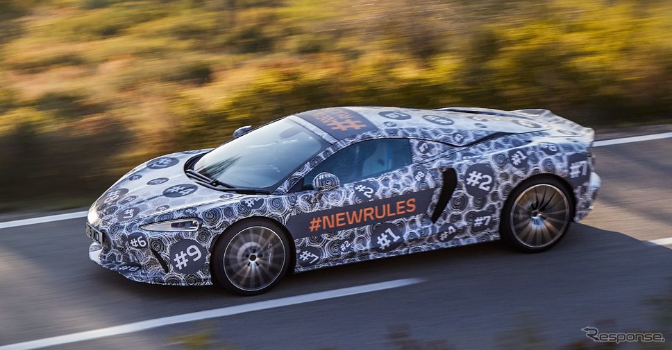 マクラーレンの新型スーパーカー、グランドツアラー(仮称)の開発プロトタイプ