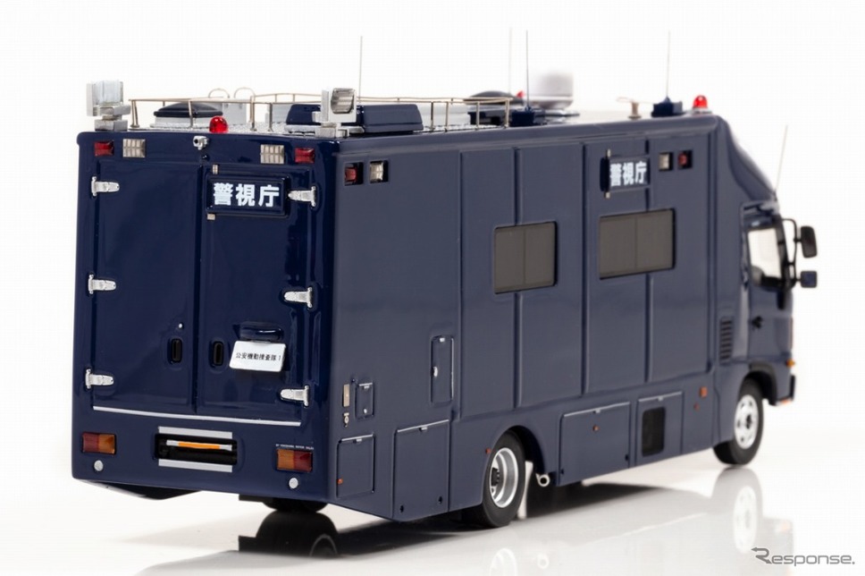 日野 レンジャー 2015 警視庁公安部公安機動捜査隊指揮官車両(1/43スケールモデル)