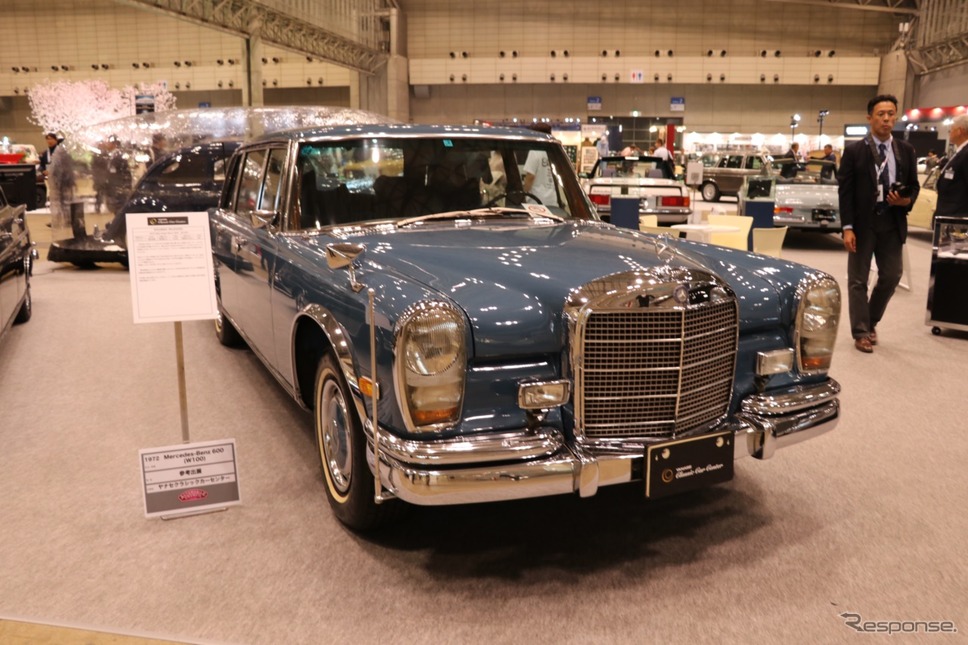 もう一台は故・梁瀬次郎会長が乗っていたリムジーネ。これで標準モデルだ。《撮影 中込健太郎》