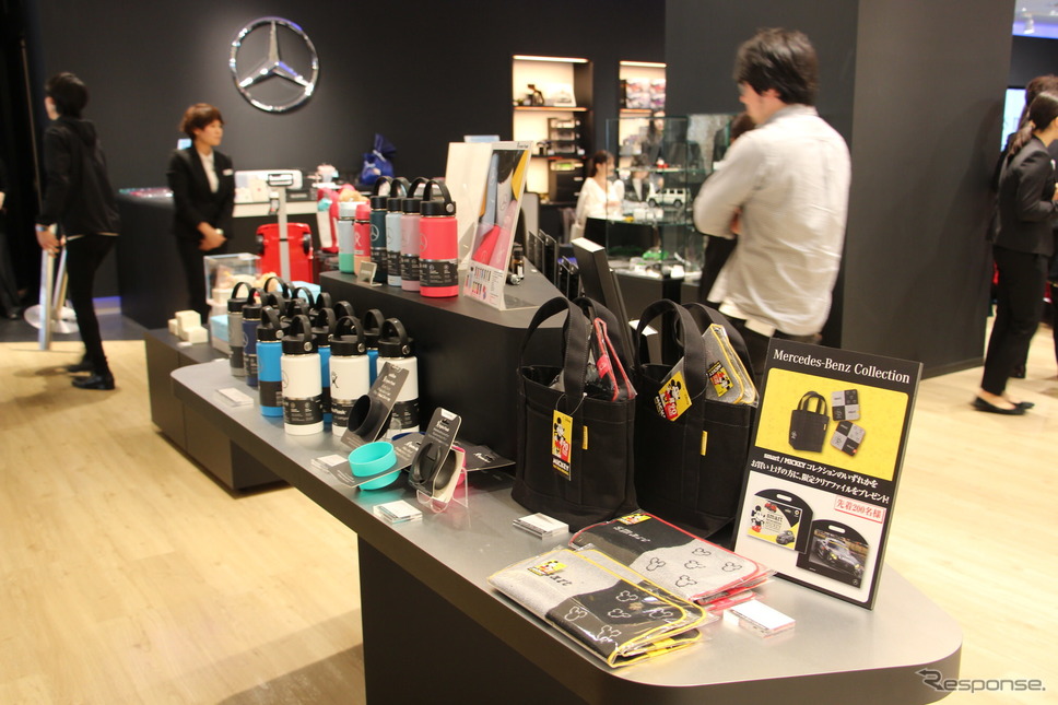 「Mercedes me GINZA the limited store」（メルセデス ミー ギンザ ザ リミテッド ストア）《撮影 吉田瑶子》