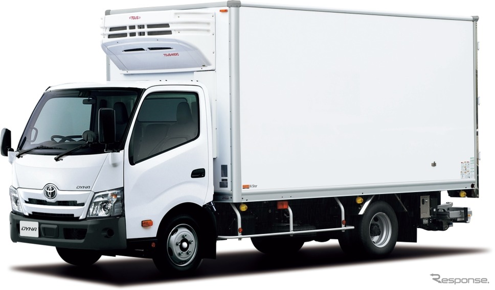 ダイナ TECS 中温冷凍車 ワイドキャブ・ロングボディ・フルジャストロー・2トン積・ディーゼル車・2WD(オプション装着車)