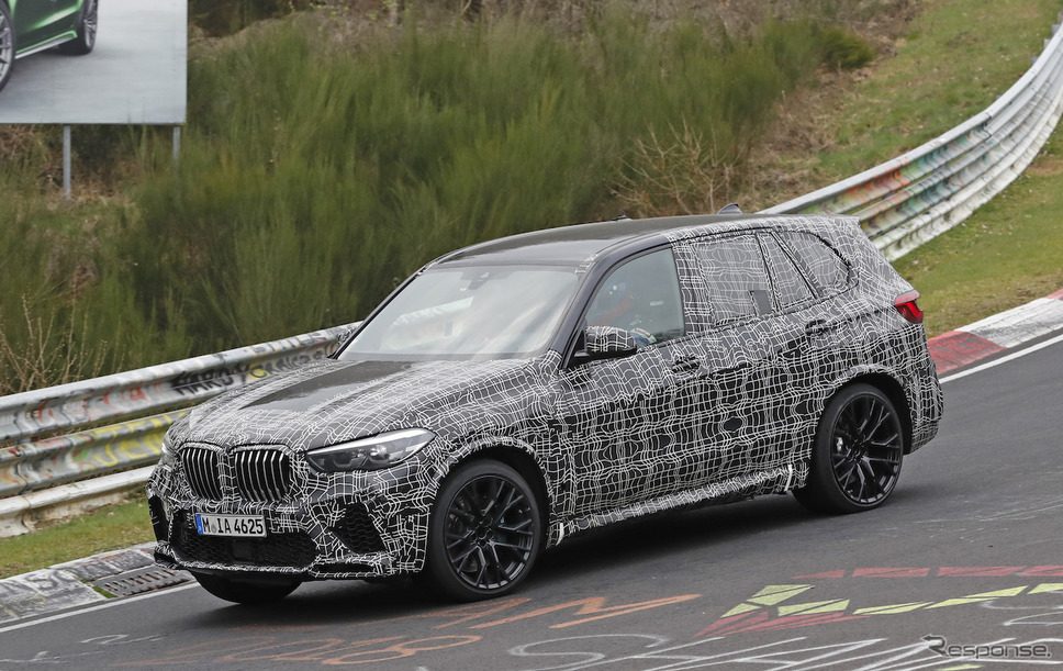BMW X5M 新型スクープ写真《APOLLO NEWS SERVICE》