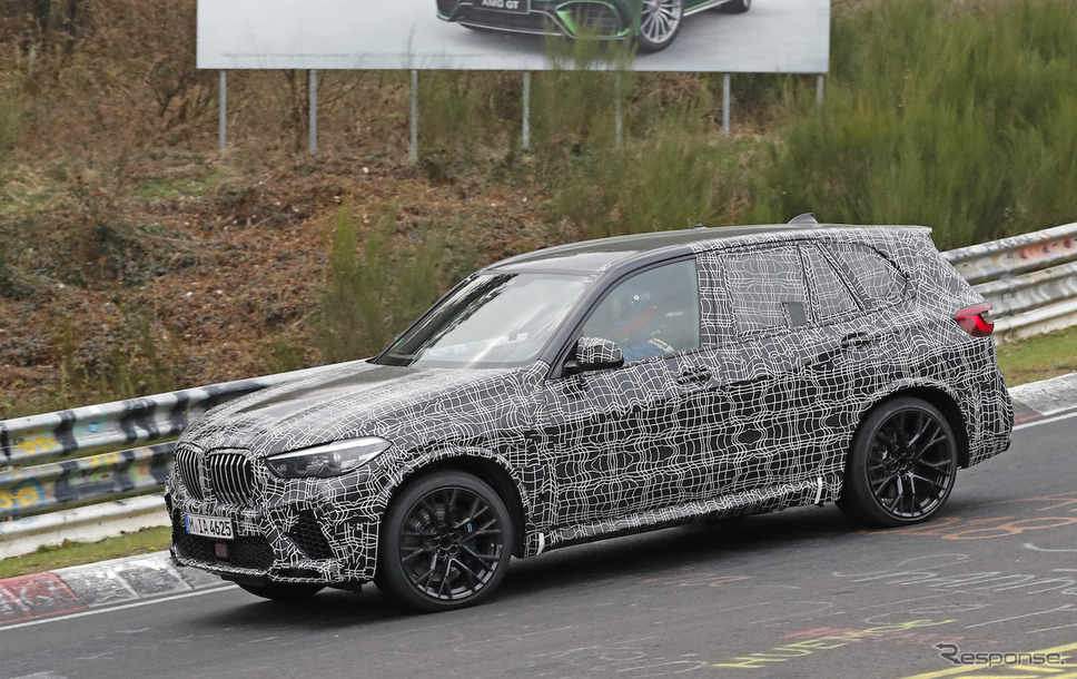 BMW X5M 新型スクープ写真《APOLLO NEWS SERVICE》