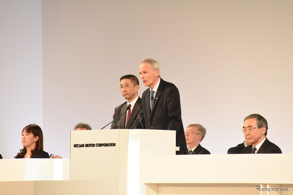日産自動車の臨時株主総会(4月8日)