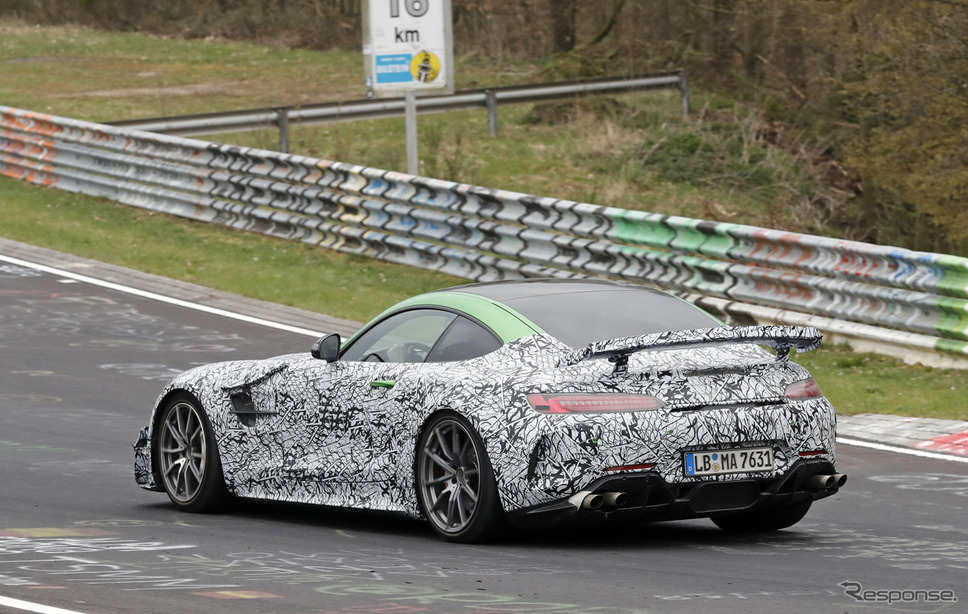 メルセデス AMG GT ブラックシリーズ 市販型(スクープ写真)《APOLLO NEWS SERVICE》