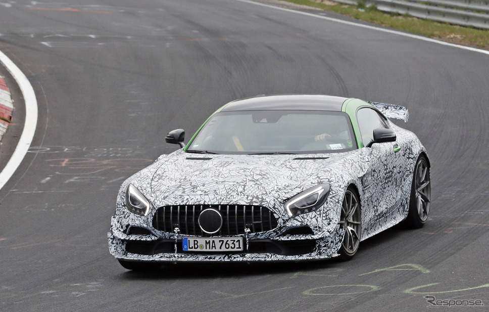 メルセデス AMG GT ブラックシリーズ 市販型(スクープ写真)《APOLLO NEWS SERVICE》