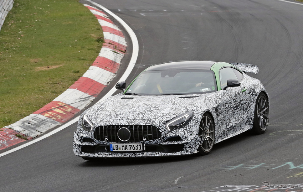 メルセデス AMG GT ブラックシリーズ 市販型（スクープ写真）《APOLLO NEWS SERVICE》