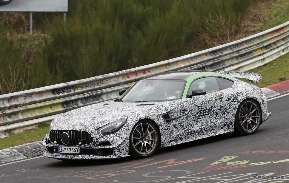 メルセデス AMG GT ブラックシリーズ 市販型（スクープ写真）《APOLLO NEWS SERVICE》