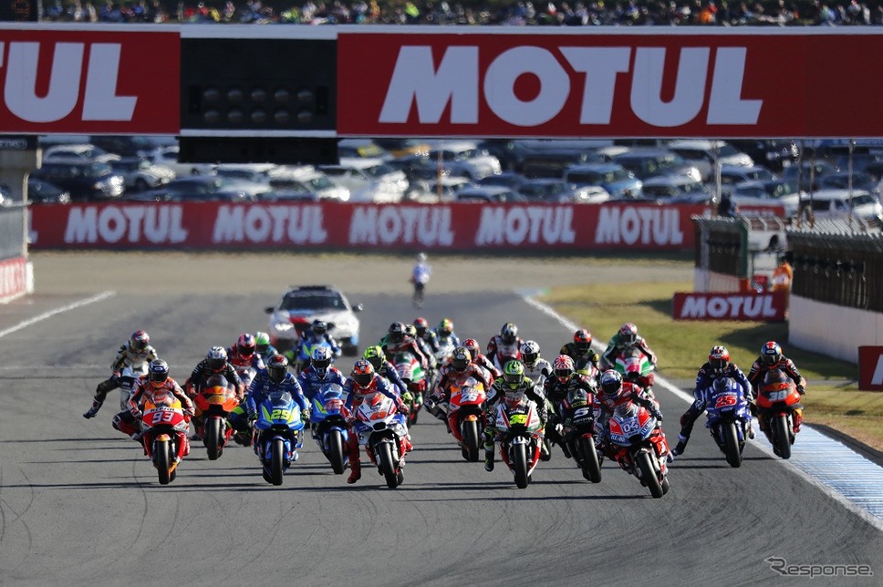 2018年MotoGP日本グランプリ スタートシーン