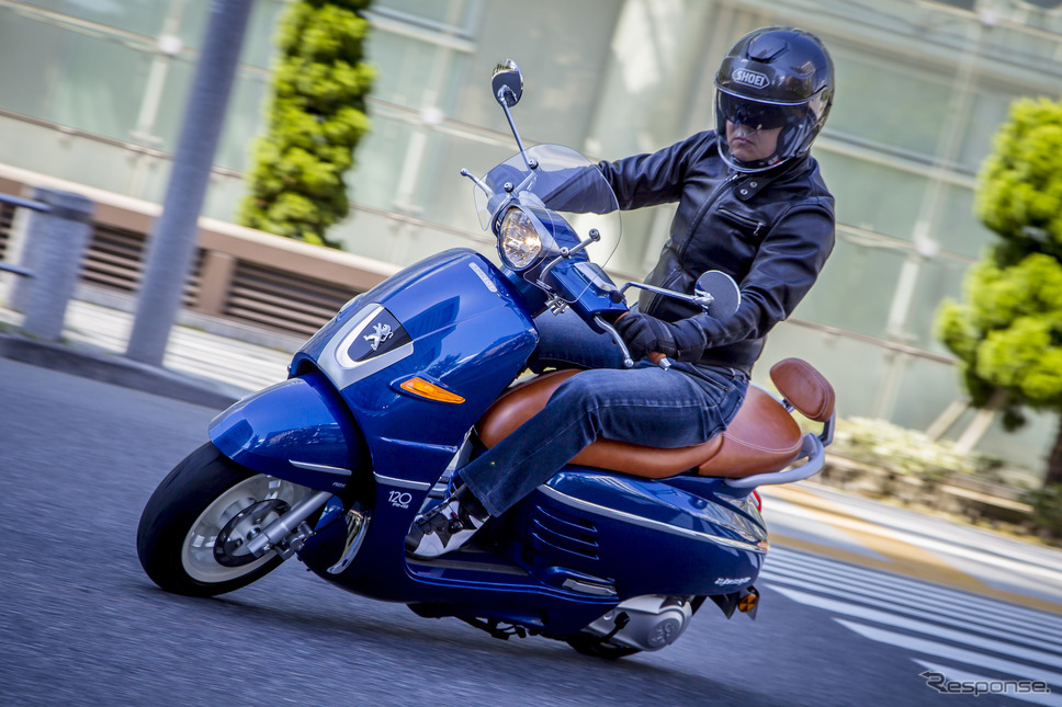 プジョー ジャンゴ125 ABS 120thリミテッドエディション《撮影 山内潤也》