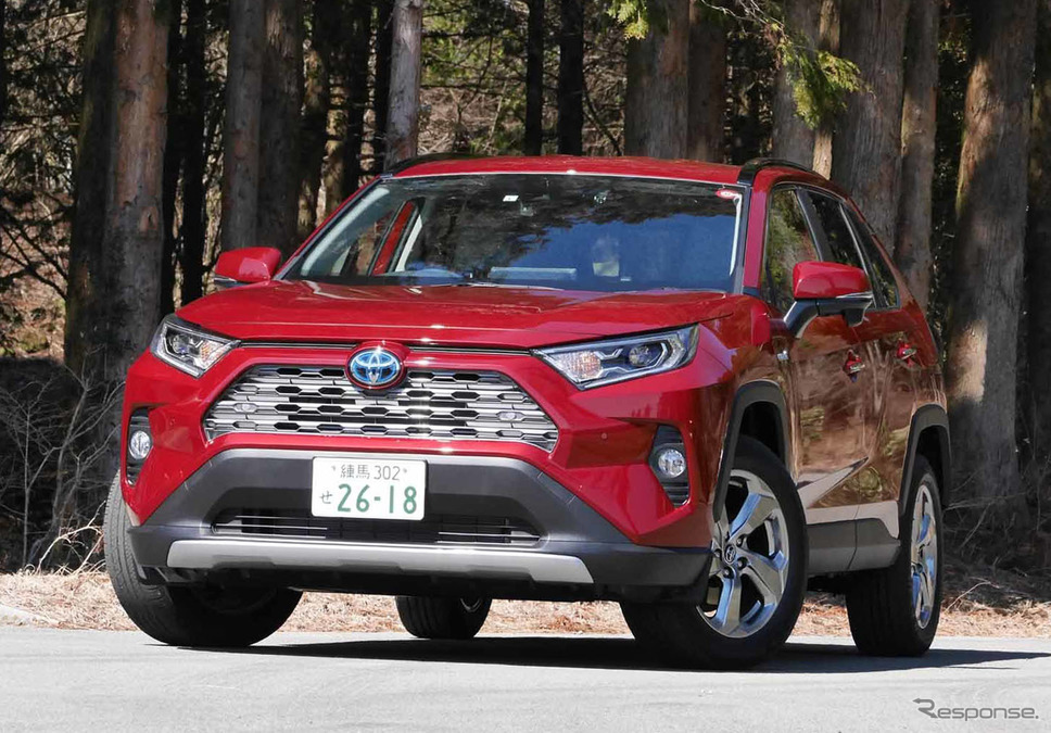 トヨタ RAV4ハイブリッド 新型撮影 中村孝仁