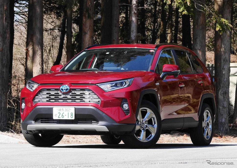 トヨタ RAV4ハイブリッド 新型撮影 中村孝仁
