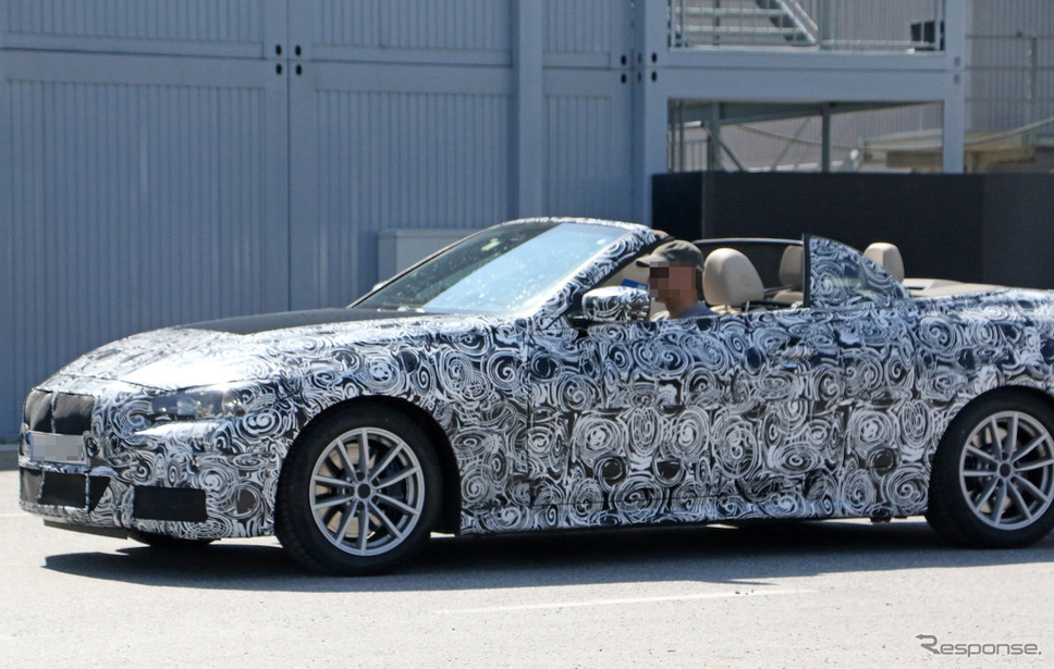BMW 4シリーズカブリオレ スクープ写真《APOLLO NEWS SERVICE》