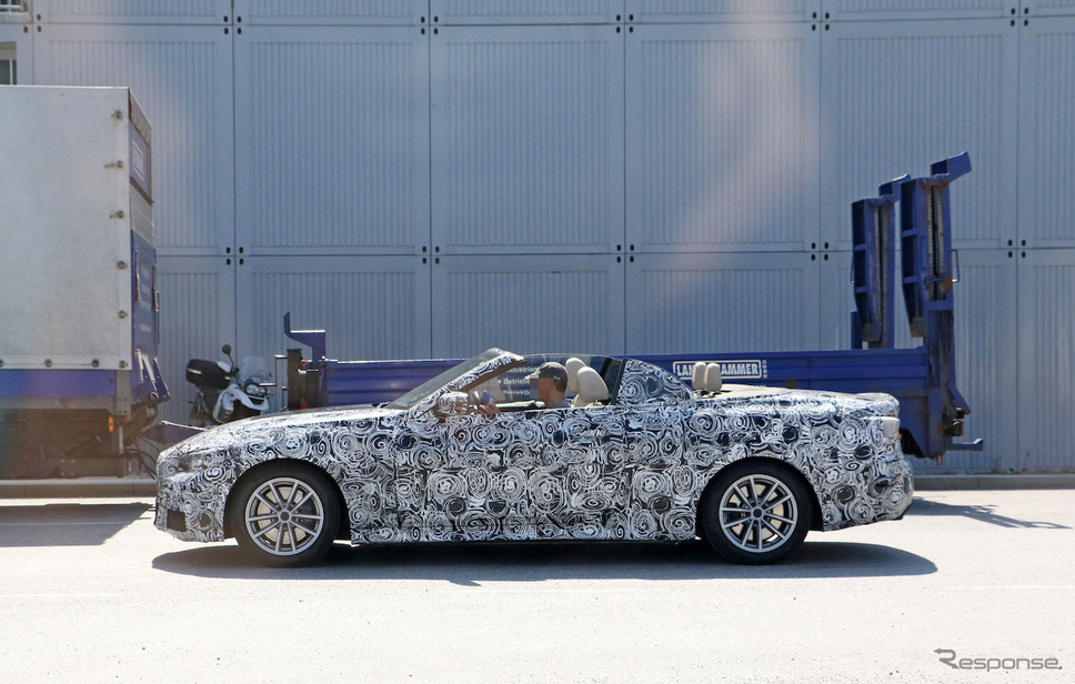 BMW 4シリーズカブリオレ スクープ写真《APOLLO NEWS SERVICE》