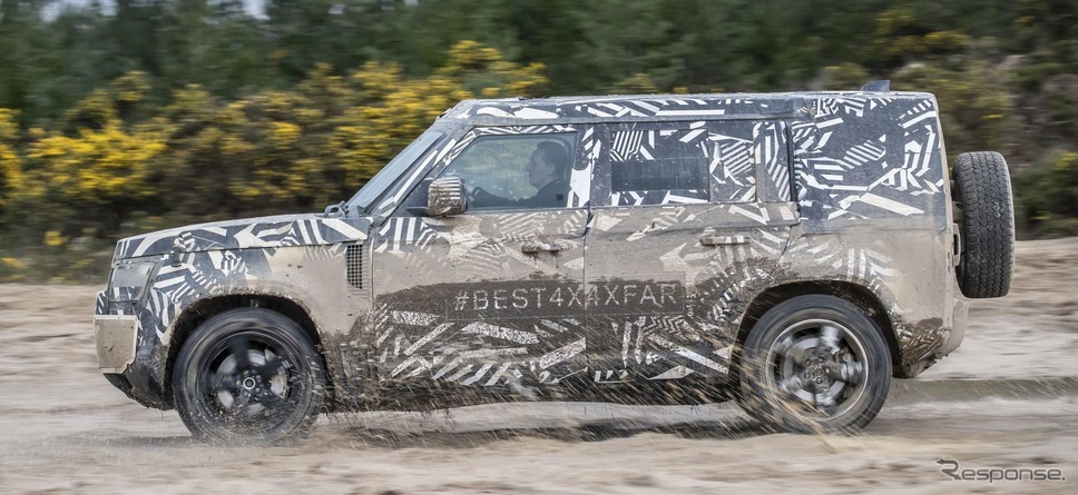 ランドローバー・ディフェンダー 新型のプロトタイプ