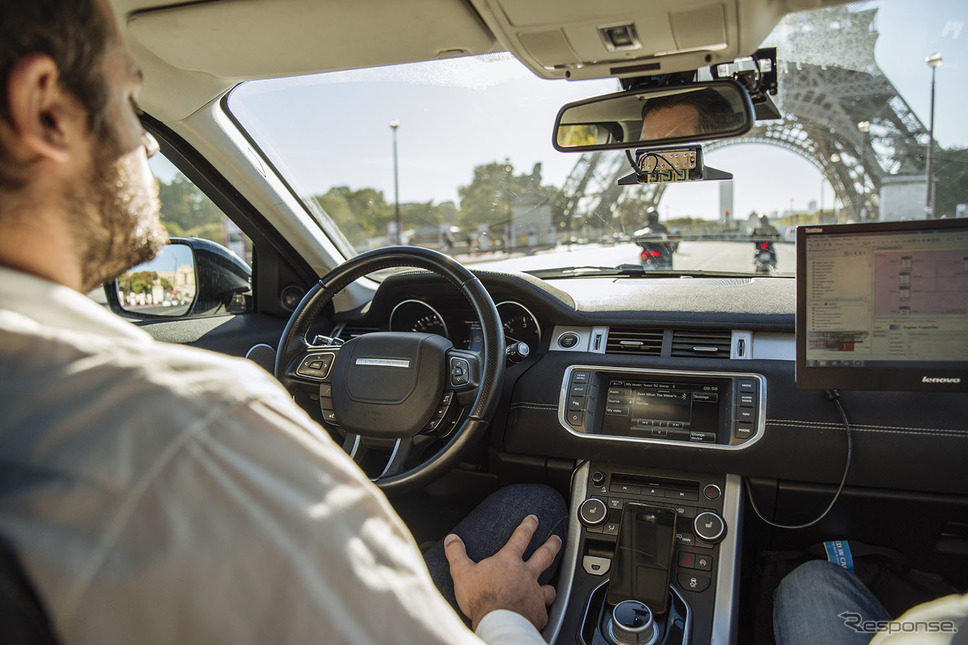 ヴァレオの市街地でのレベル3自動運転デモカー「Drive4U」（参考画像）