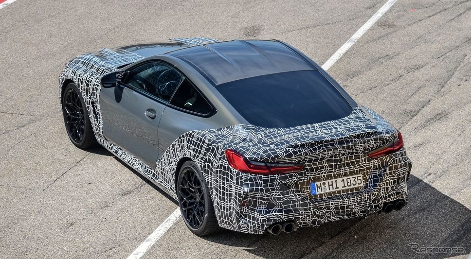 BMW M8 クーペ 新型の開発プロトタイプ
