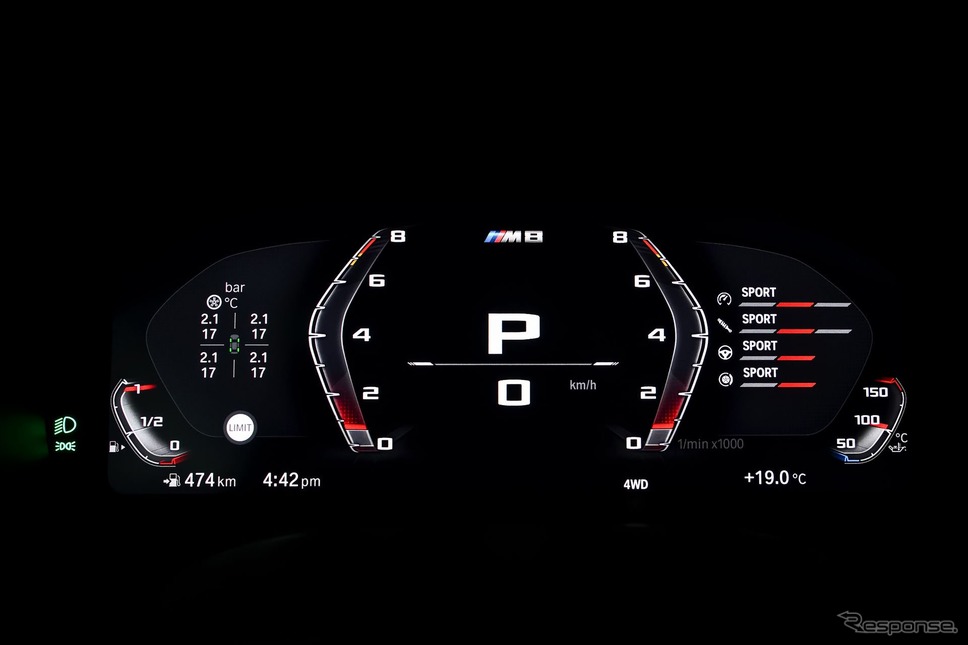 BMW M8 クーペ 新型の開発プロトタイプ