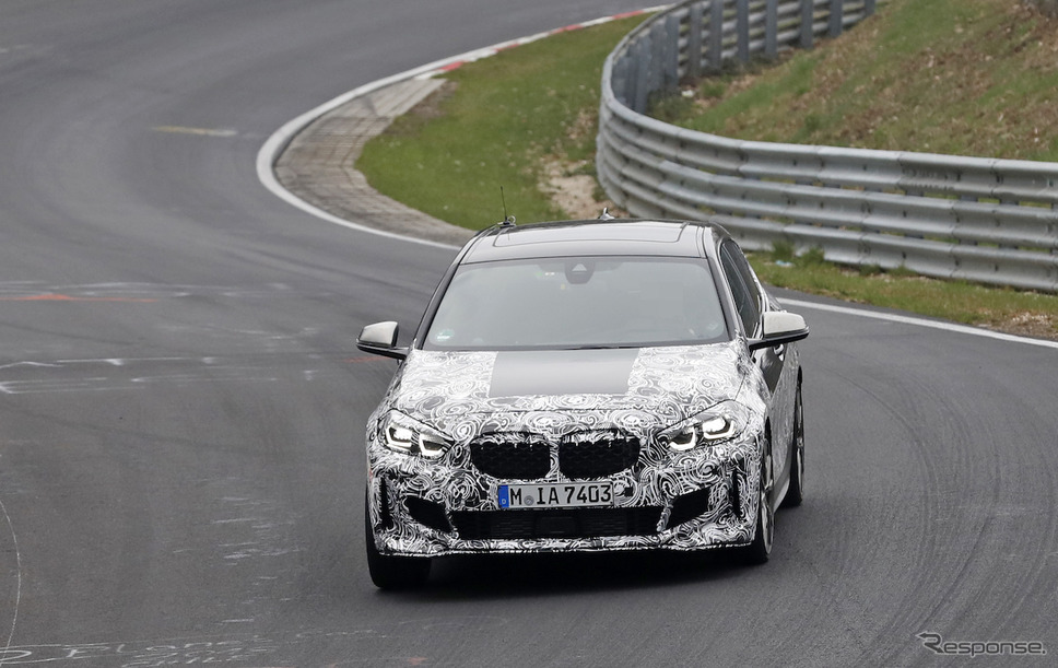 BMW 1シリーズ 新型プロトタイプ(スクープ写真)《APOLLO NEWS SERVICE》