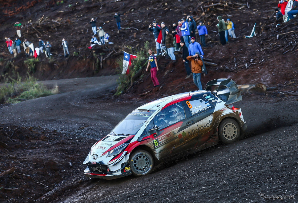 #8 タナク(トヨタ)がチリ戦を快勝。《写真提供 TOYOTA》