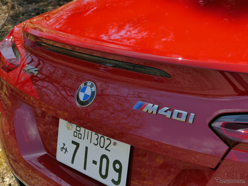 BMW Z4 新型（M40i）《撮影 島崎七生人》
