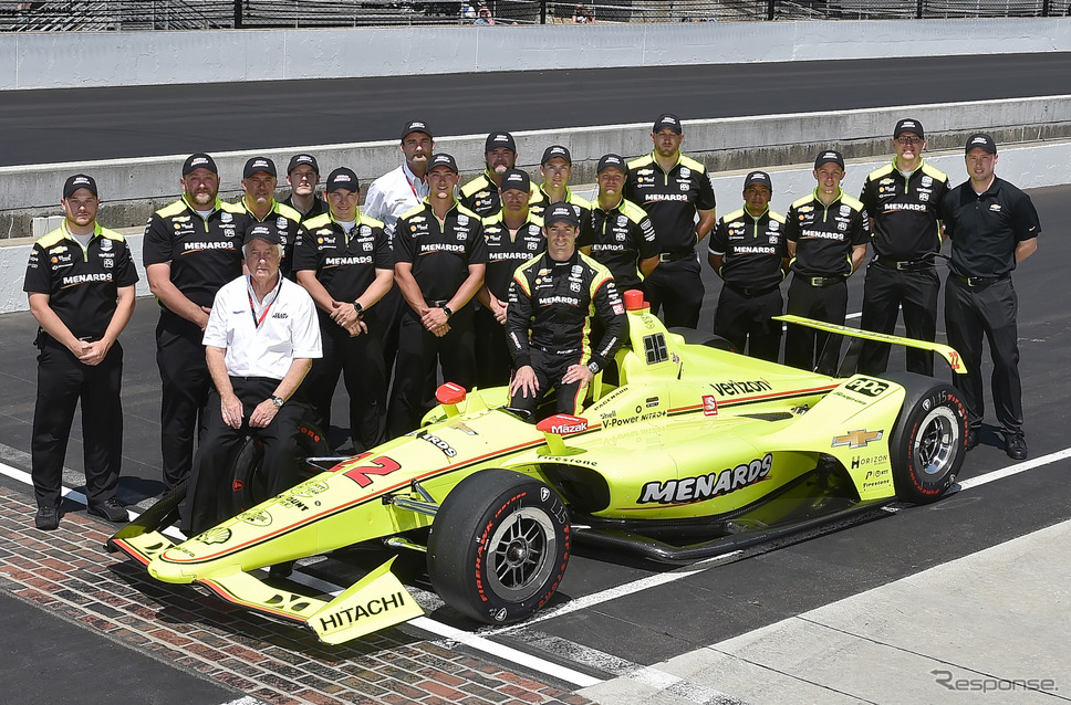 ポールポジションを獲得した#22 シモン・パジェノー。《写真提供 INDYCAR》