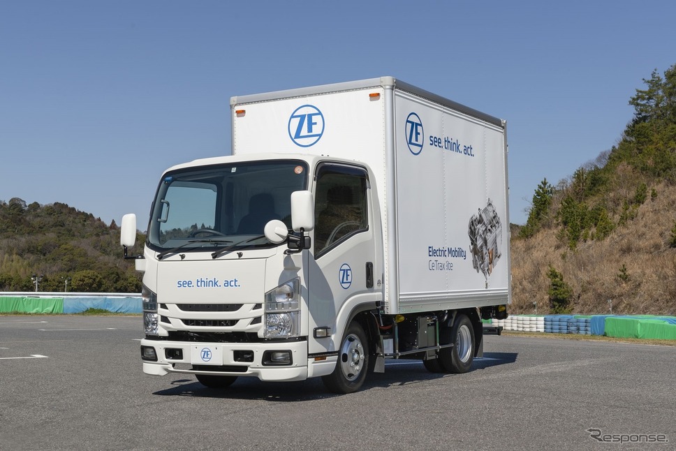 ZFの電動トラック・プロトタイプ《画像 ZF》