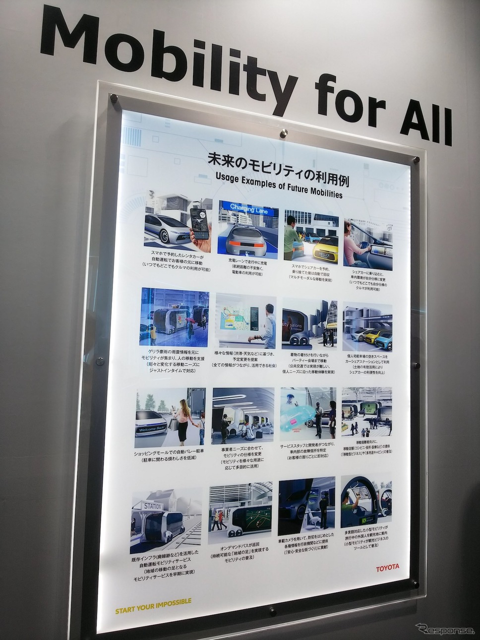 トヨタ自動車（人とくるまのテクノロジー2019）《撮影 井元康一郎》