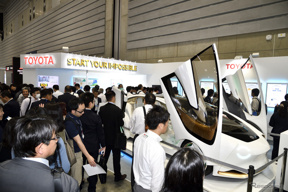 トヨタ自動車（人とくるまのテクノロジー2019）《撮影 雪岡直樹》