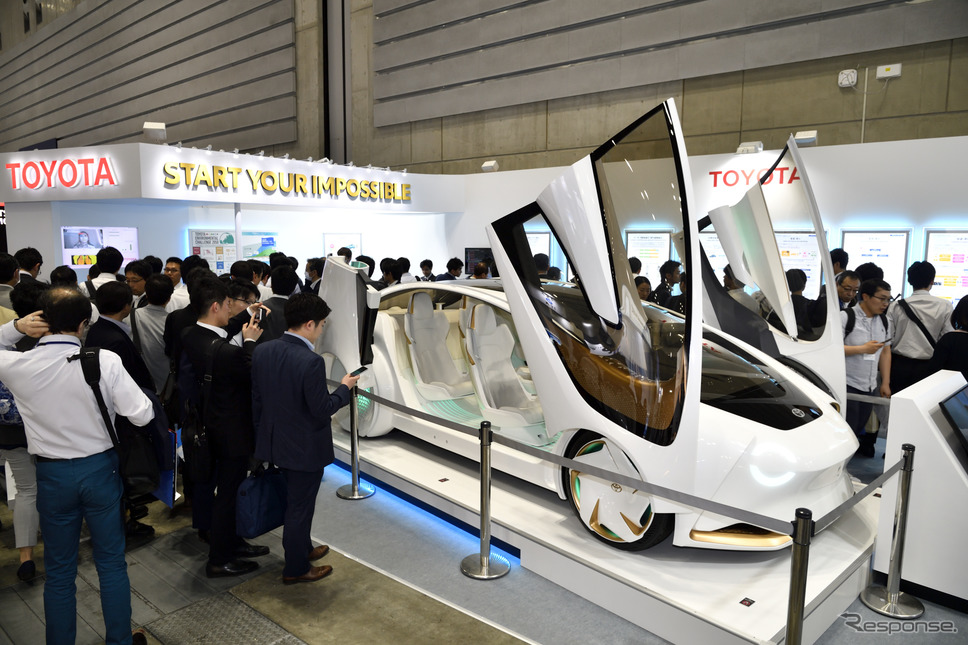 トヨタ自動車（人とくるまのテクノロジー2019）《撮影 雪岡直樹》