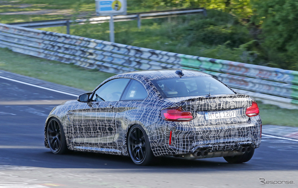 BMW M2 CS プロトタイプ（スクープ写真）《APOLLO NEWS SERVICE》