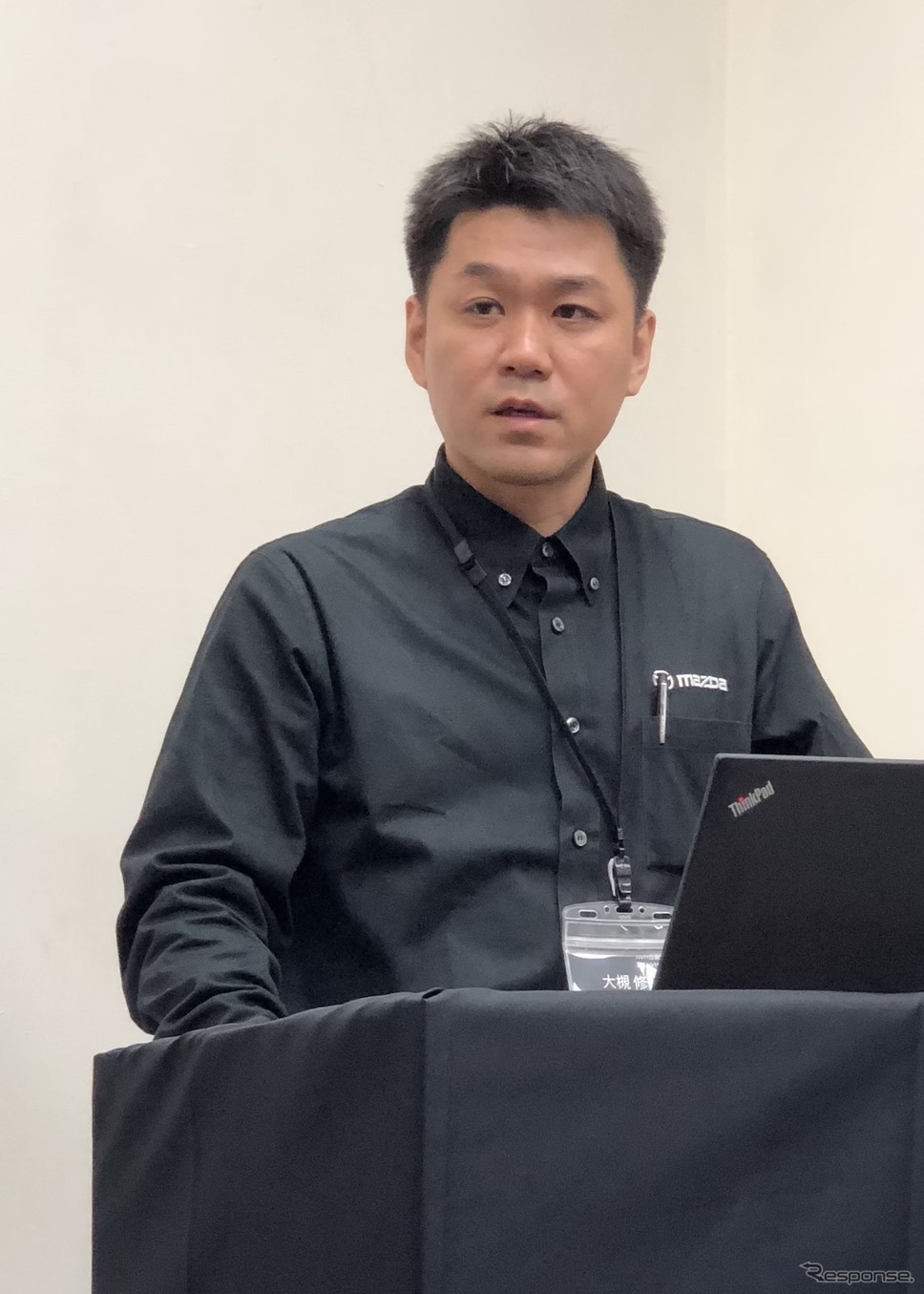 マツダ NVH性能開発部 大槻修平氏《撮影 吉田瑶子》