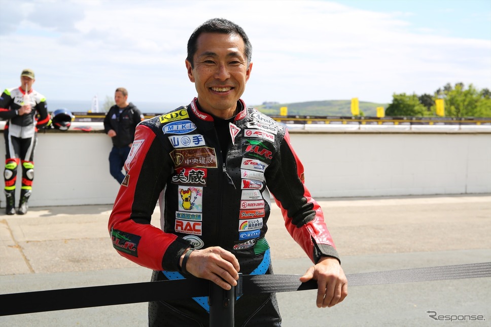 今年はI.L.Rからエントリーの山中正之選手(マン島TTレース2019)《撮影 小林ゆき》