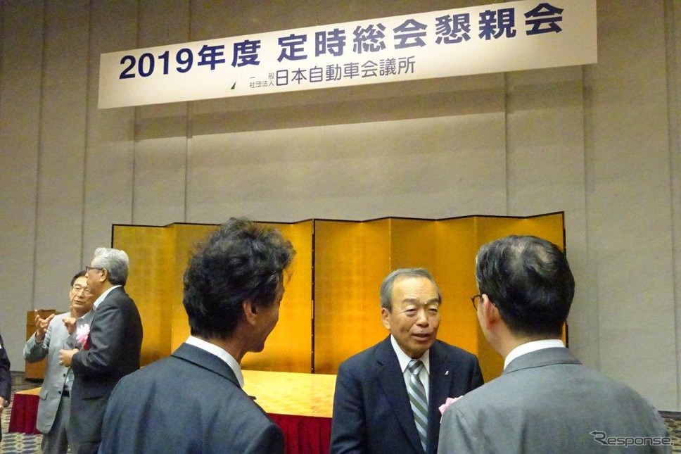 日本自動車会議所 懇親会《撮影 池原照雄》