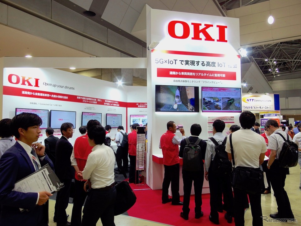 OKI（ワイヤレスジャパン2019/ワイヤレスIoT EXPO2019）《撮影 高木啓》