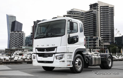 オーストラリアで発表した大型トラック《写真 三菱ふそうトラック・バス》