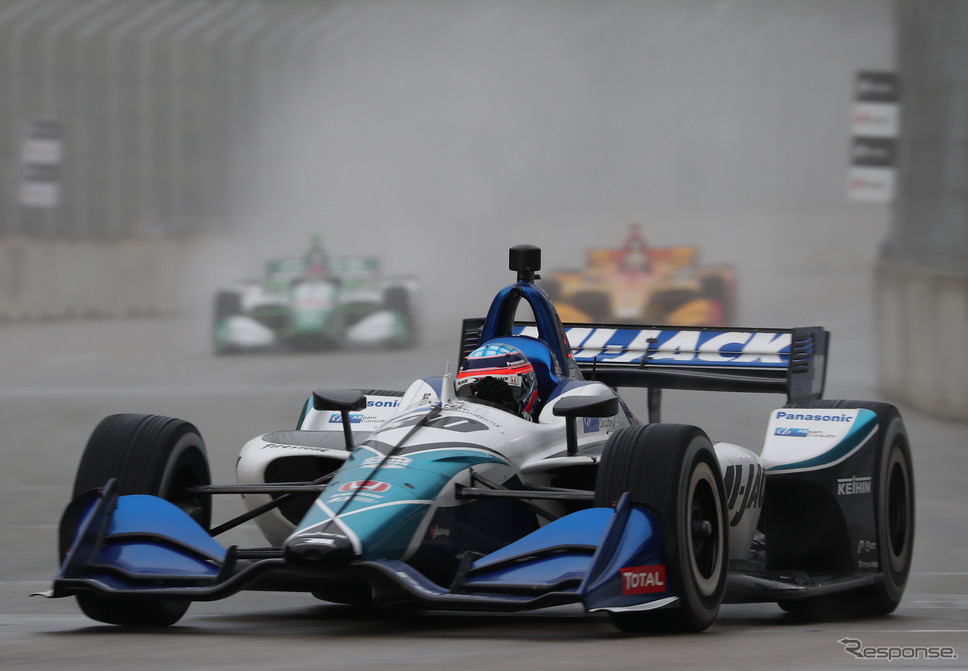 3位に入った#30 佐藤琢磨。《写真提供 INDYCAR》