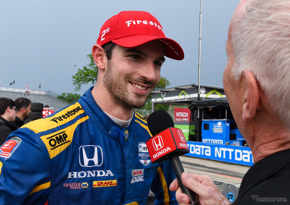 2位の#27 ロッシ。《写真提供 INDYCAR》