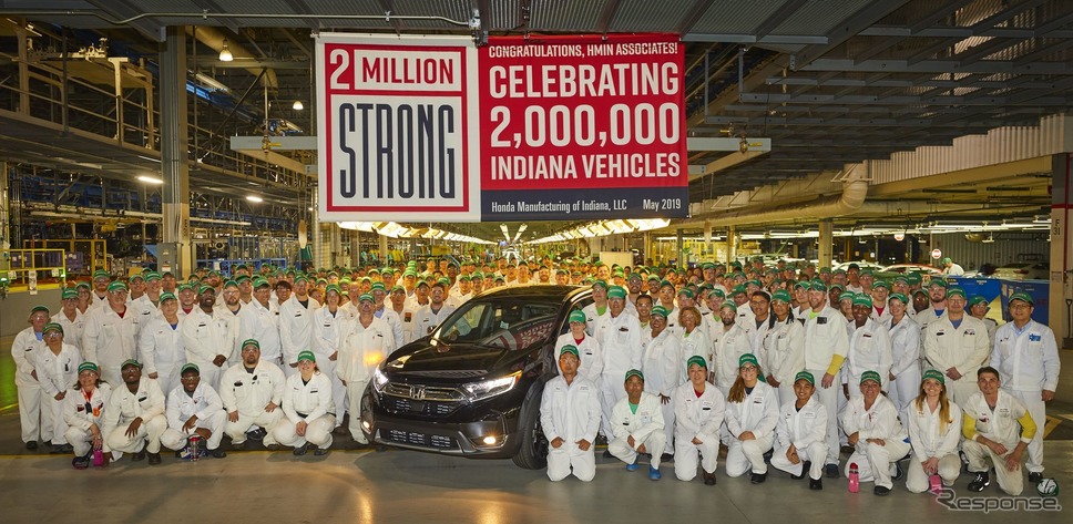 米国インディア州のホンダ・マニュファクチャリング・オブ・インディアナ（HMIN）が生産200万台を達成《photo by Honda》