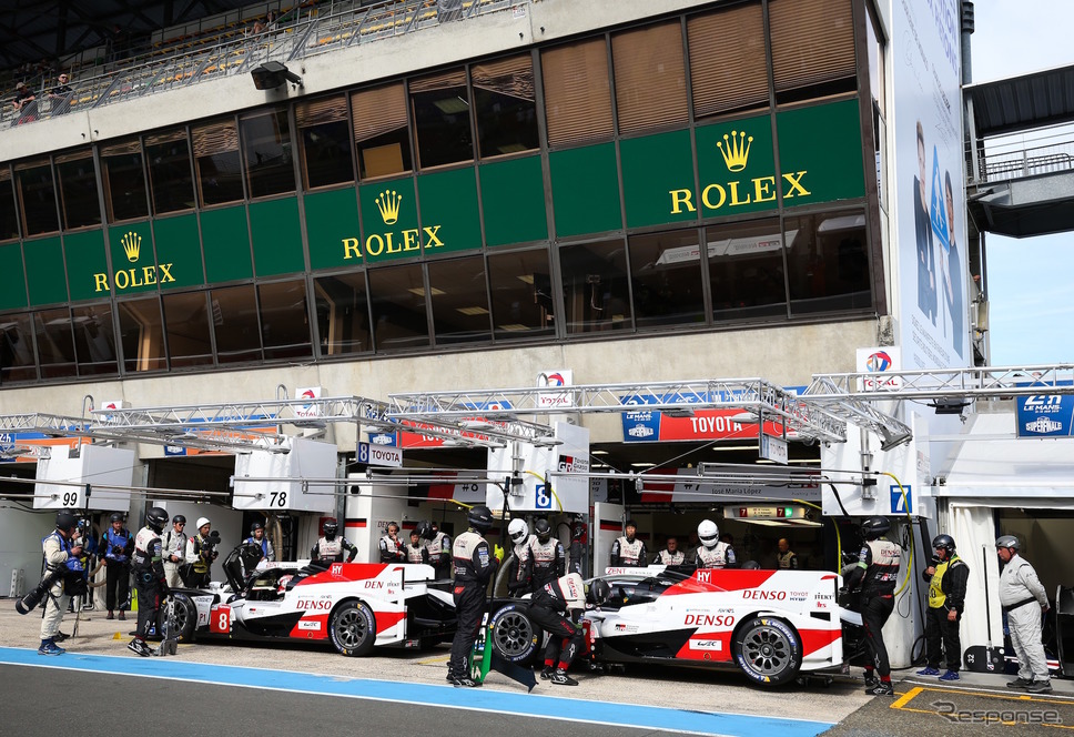 今年もトヨタ勢2台がルマンの最前線で戦うことになるだろう。《写真提供 TOYOTA》