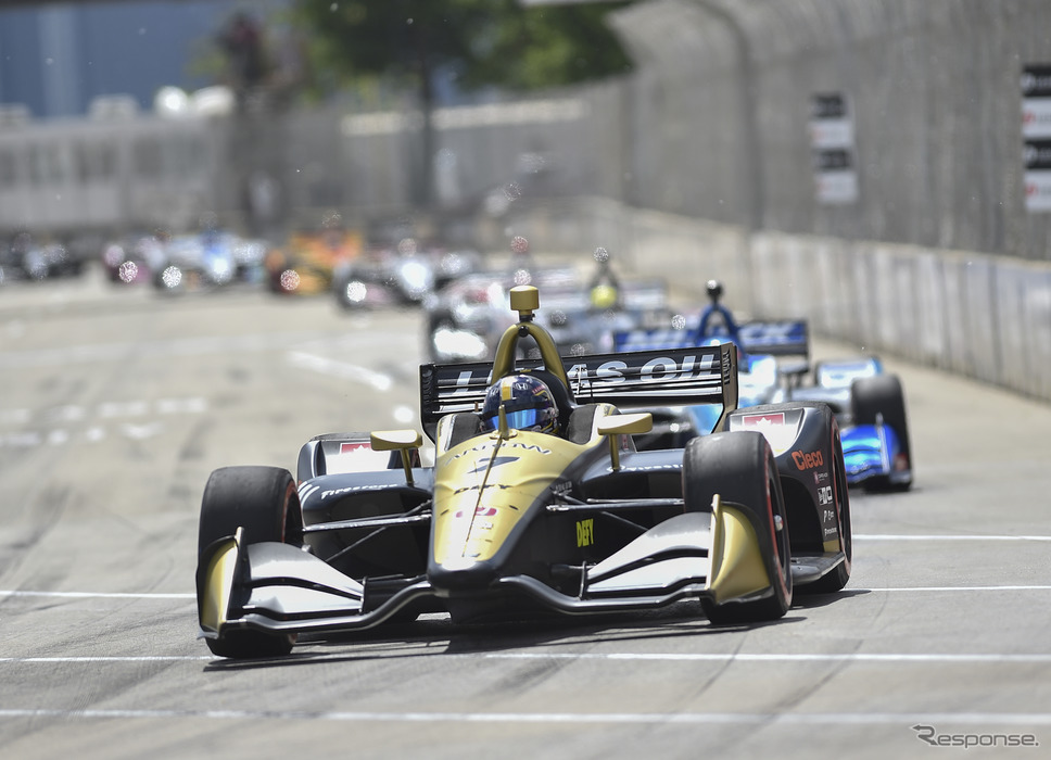 2位の#7 エリクソン。《写真提供 INDYCAR》