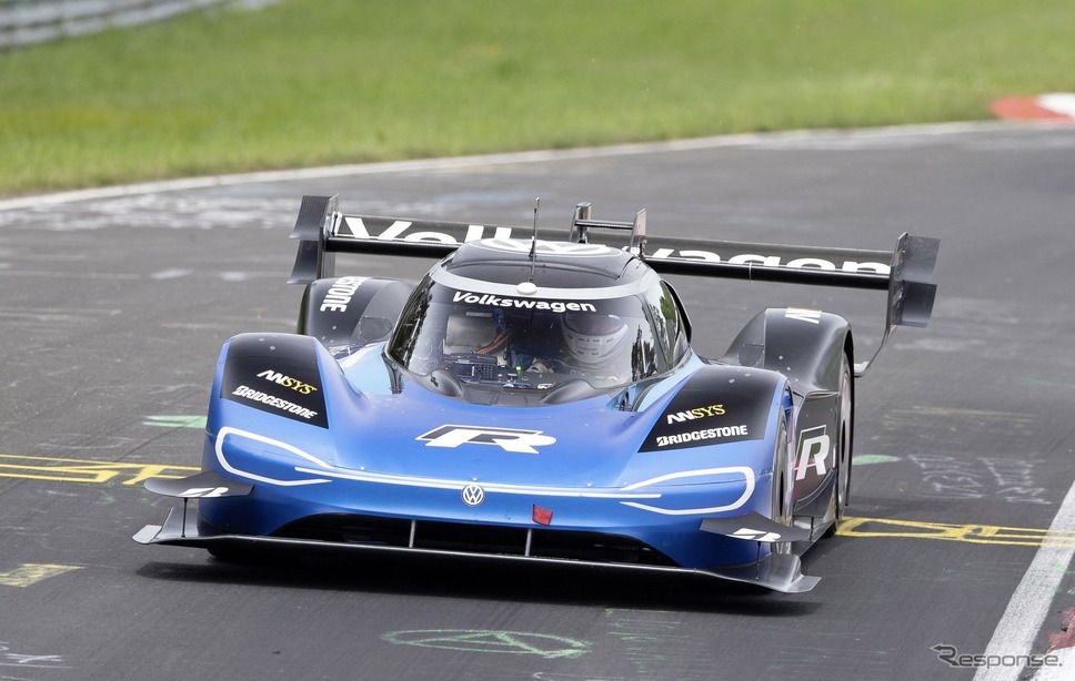 VW『ID. R』、EVニュルブルクリンク最速仕様…フランクフルト