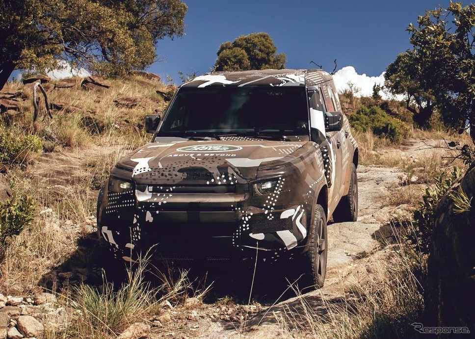 ランドローバー・ディフェンダー 新型の最新プロトタイプ《photo by Land Rover》