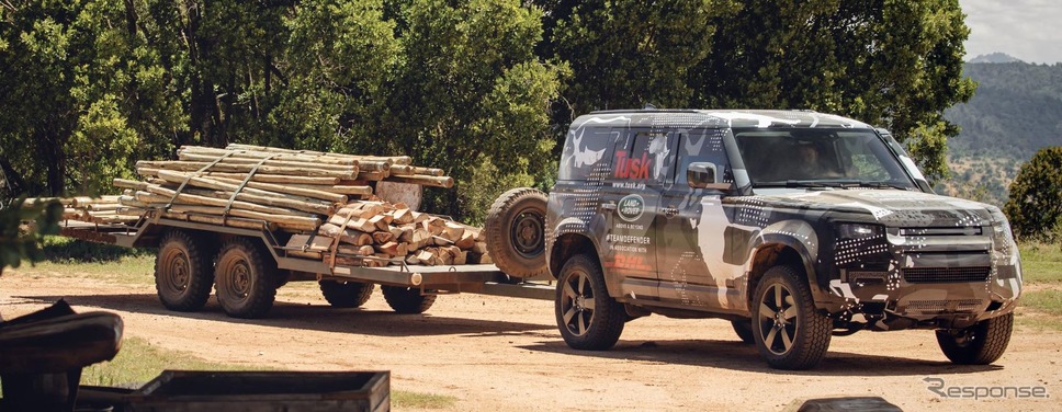 ランドローバー・ディフェンダー 新型の最新プロトタイプ《photo by Land Rover》