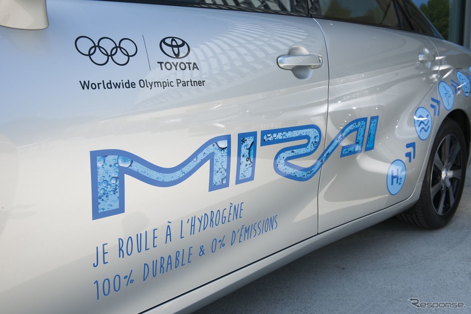 国際オリンピック委員会に納車されたトヨタ・ミライ《photo by Toyota》